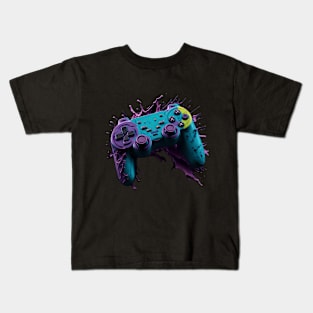 Controller paint splashed Kids T-Shirt